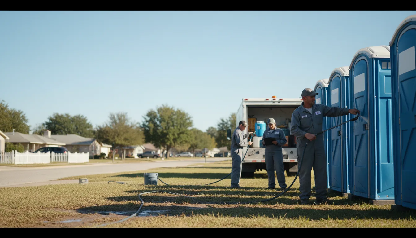 Long-Term Portable Toilet Rental in Fort Necessity, LA near me